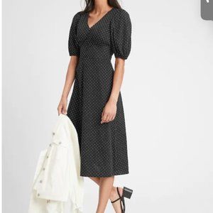 Banana Republic Button Front Midi Dress